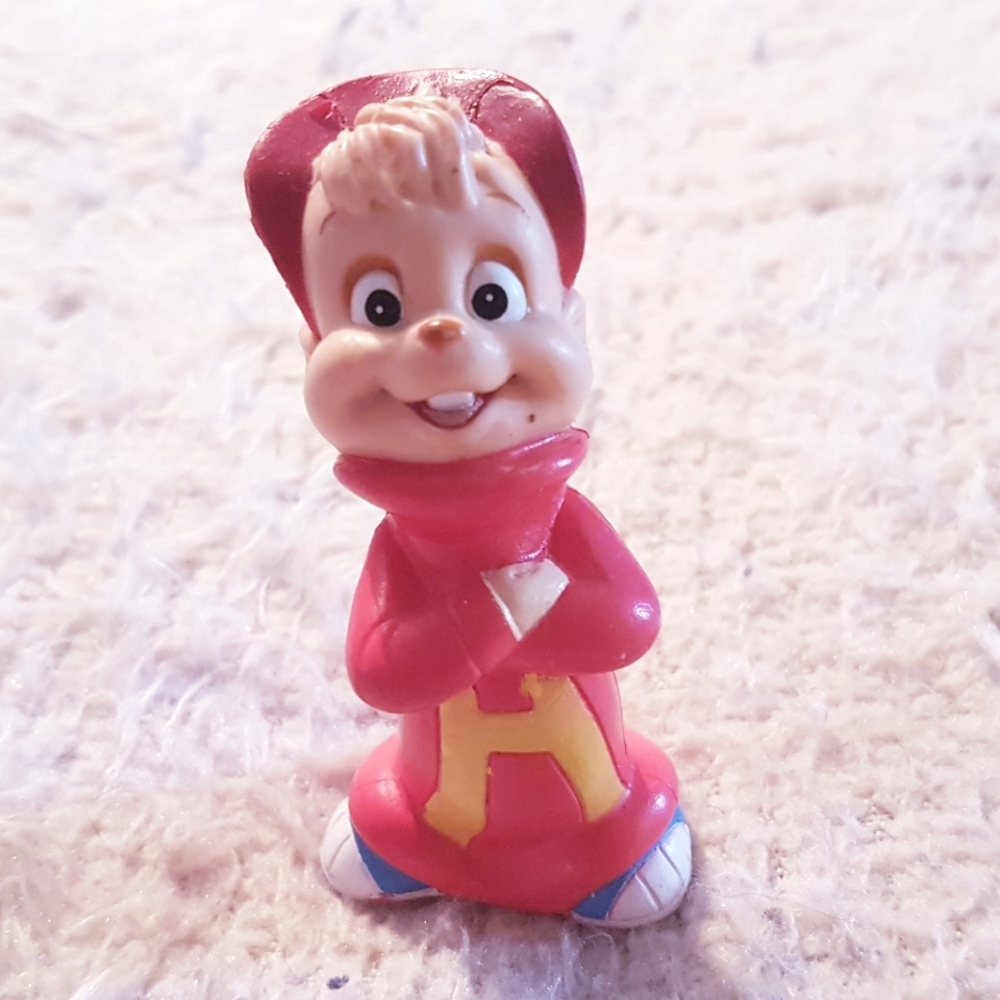 1990 The Chipmunks Alvin Figure Crossed Arms Kentucky Fried Chicken KFC Vintage